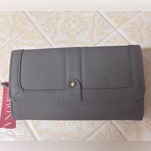 NWT Merona Dark Gray Wallet